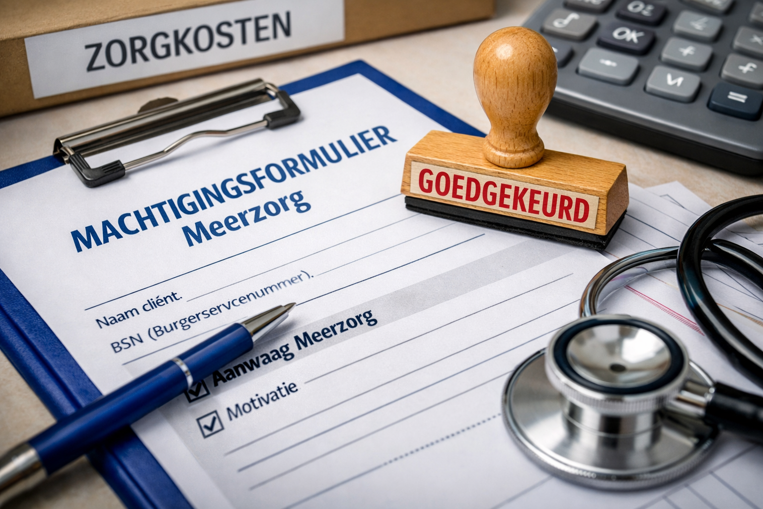 Afbeelding machtigingsformulier